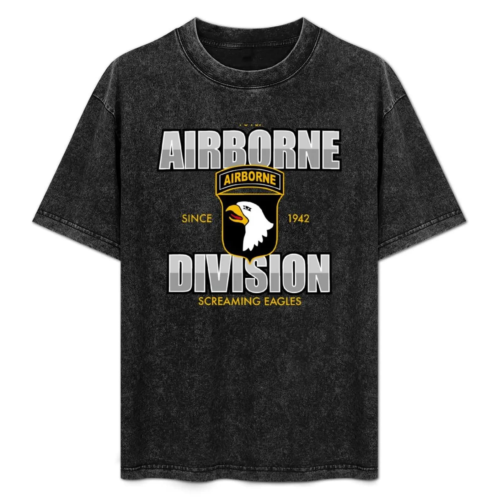 101st Airborne Division T-Shirt graphic shirts anime clothes T-shirts for men cotton