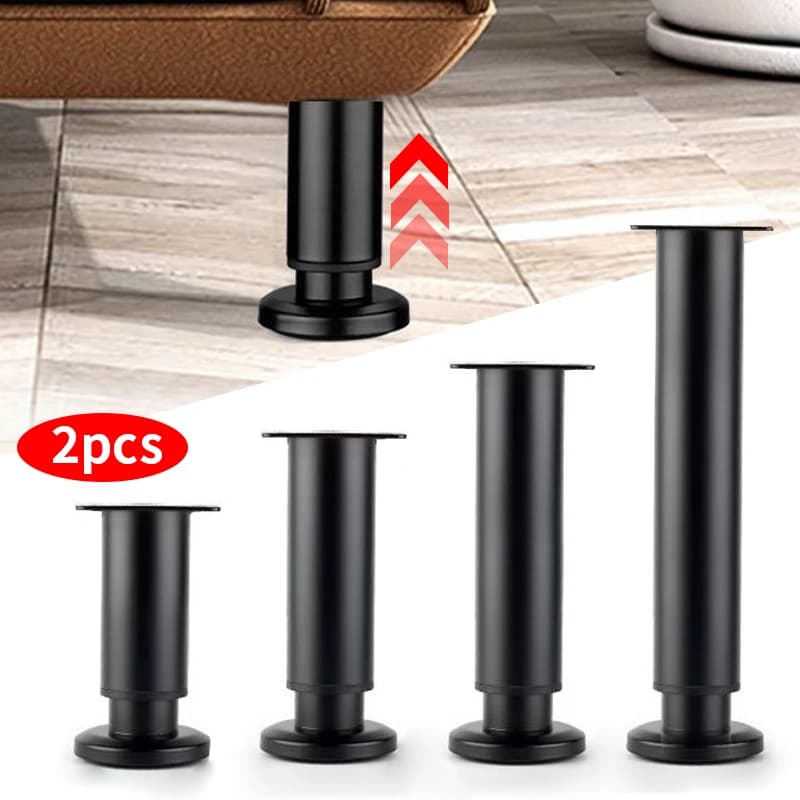 2pcs adjustable support furniture legs, telescopic table legs, bed bottom support frame, used for tables, bed frames, sofas
