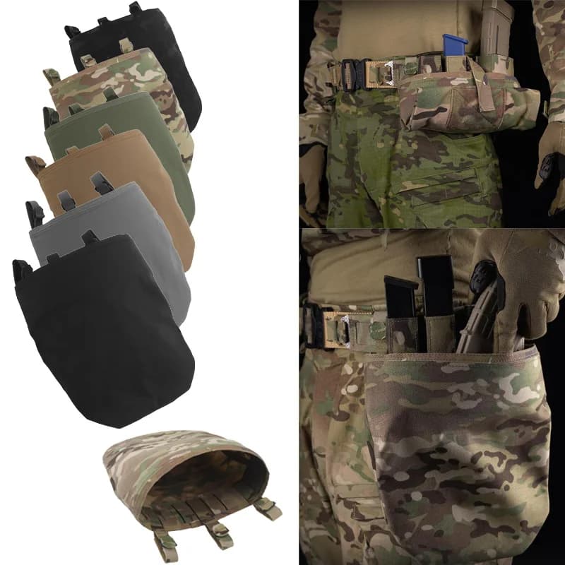 New Tactical Magazine Pouch PHC Recycling Bag Foldable PHC Recycling Bag Designed for Easy Storage Convenience During Hunting