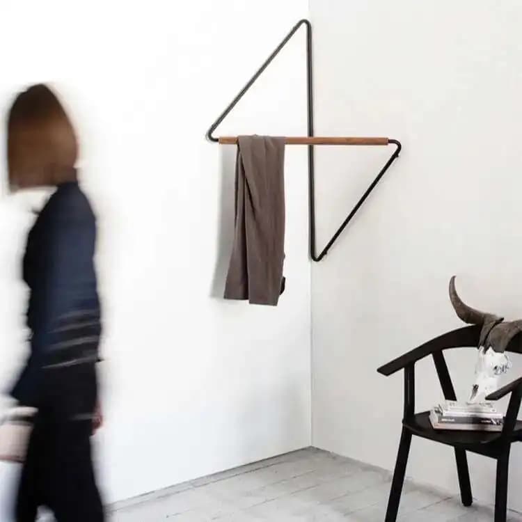 Luxury Home Corner Hanger Minimalist Design Clothes Rack Coat Rack Decorative Wall Bathroom Creative Entrance Furniture