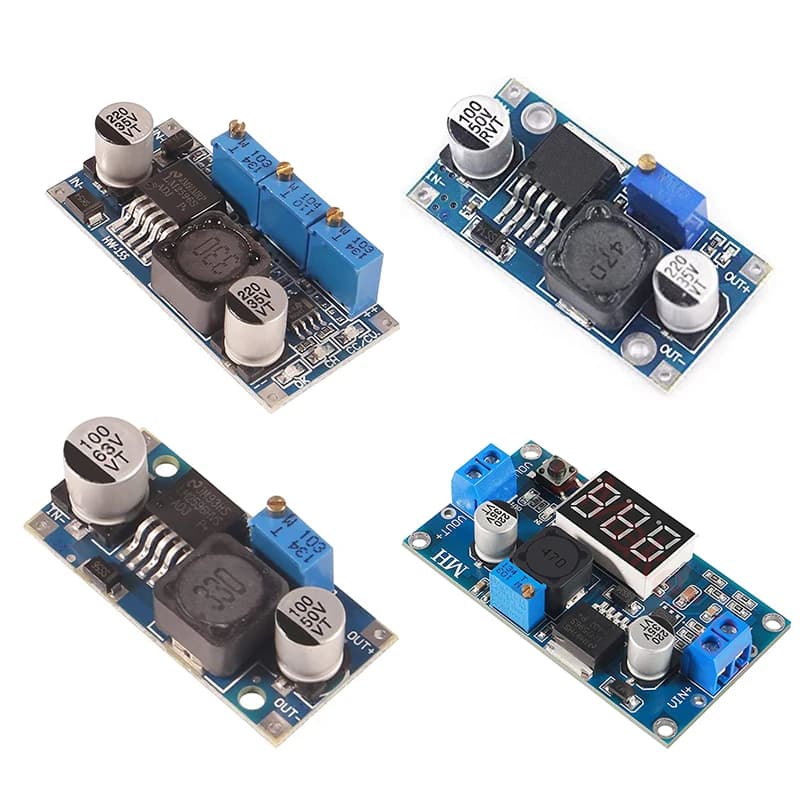 LM2596/LM2596S/LM2596LED/LM2596HVS DC to DC Buck Converter Voltage Regulator DIY Adjustable Power Supply Step Down Module