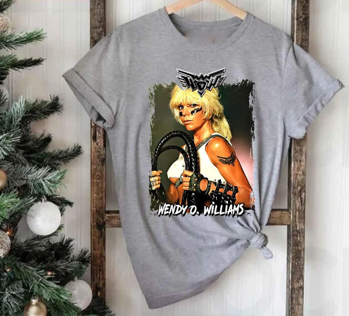 Vintage Wendy O. Williams Sport Grey Cotton Full Size Unisex T Shirt AA1363