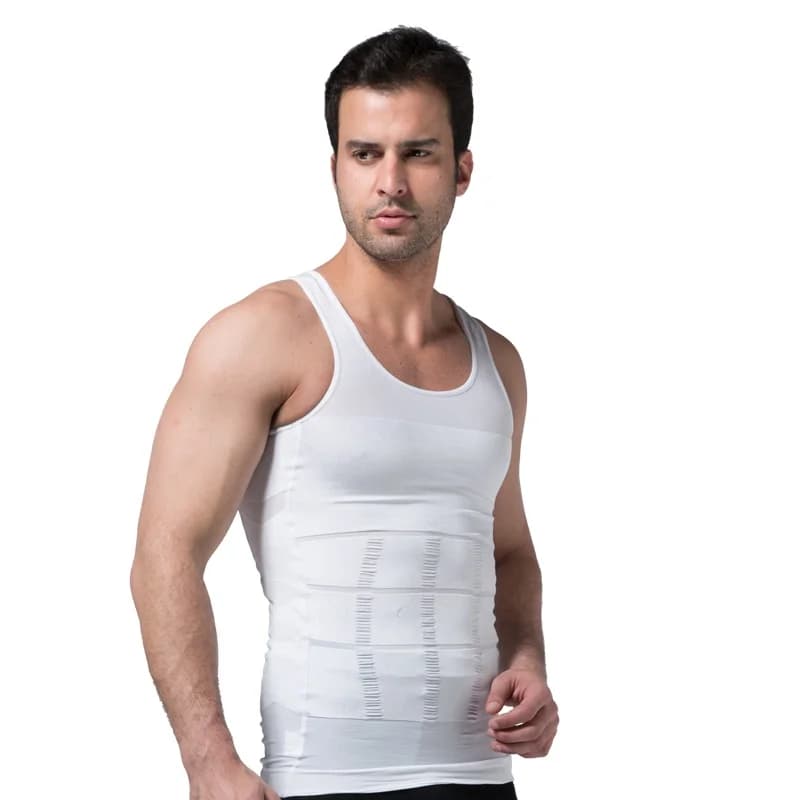 Men's Slimming Body Shapewear Corset Vest Shirt Compression Tummy Fitness Cincher Underwear Control Slim Waist Sports Vest