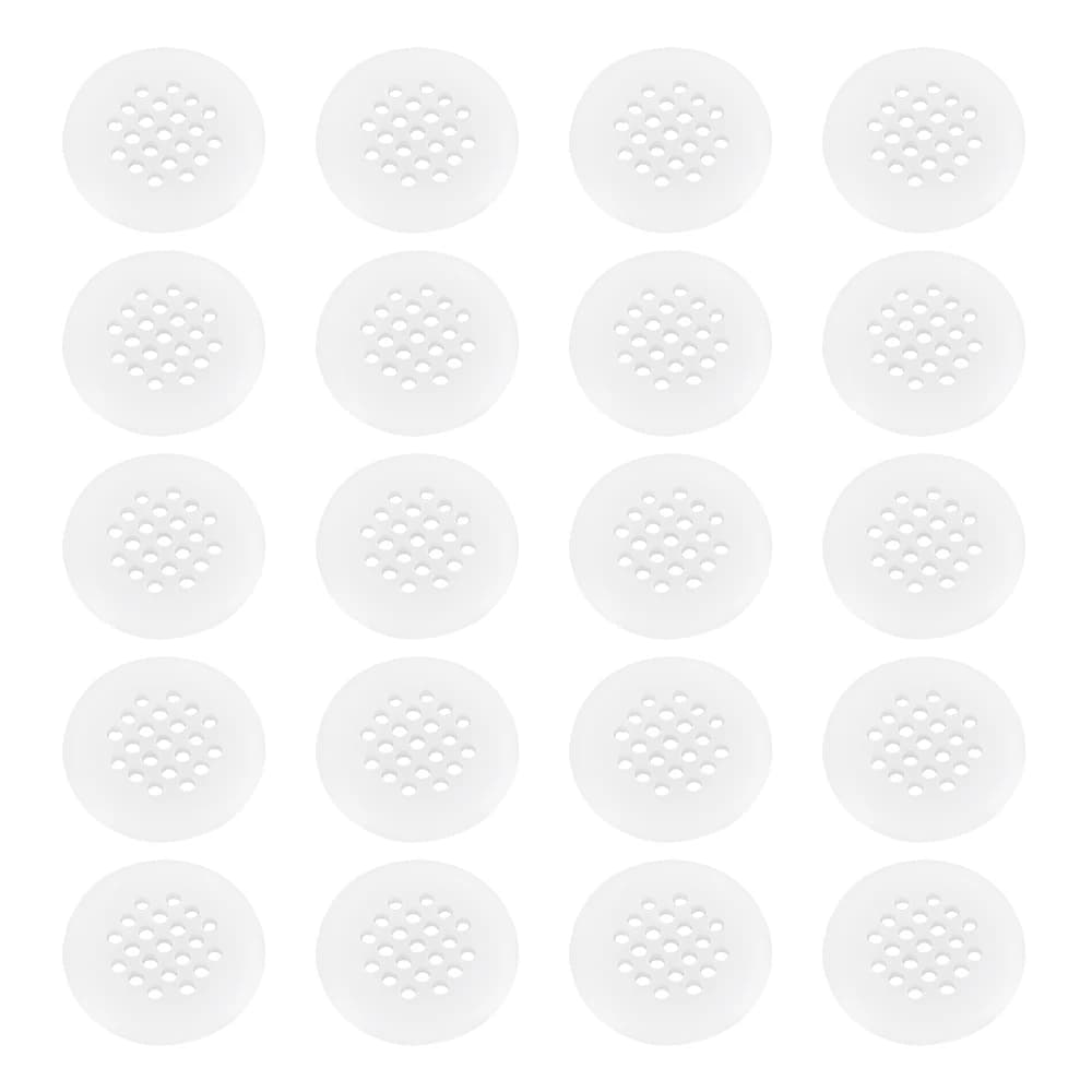 20pcs Plastic Air Vent Covers Moisture -proof Round Mesh Hole Air Vent Louver  Decorative Covers Furniture Grille Ventilation