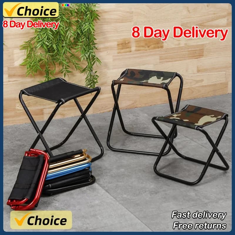 Portable Stools Outdoor Folding Stools Travel Camping Fishing Folding Stools Stools Train Subway Queuing Magician