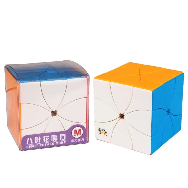 Yuxin Eight Petals Cube Magnetic Strange Shape Eight Leaf Flowers Zhisheng Cubo Magico Puzzle Magic Cube Toys for Children