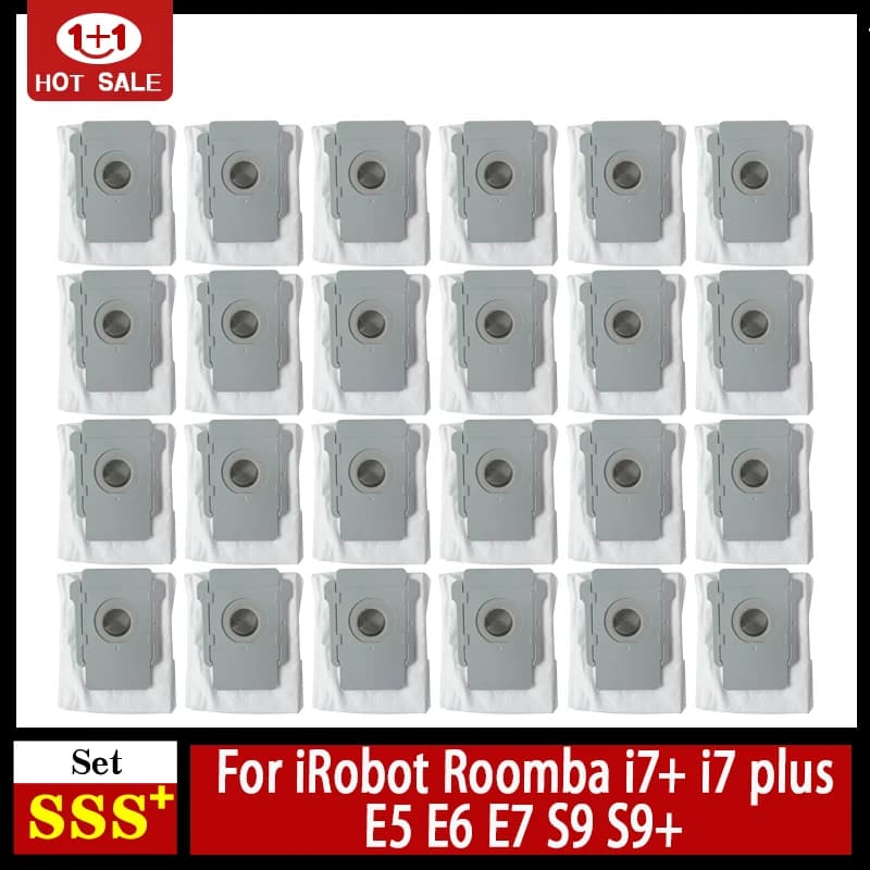 For iRobot Roomba i7+ i7 plus E5 E6 E7 S9 S9+ Dust bag Accessories robot Vacuum Cleaner bags Replacement Dirty Bags Spare Parts