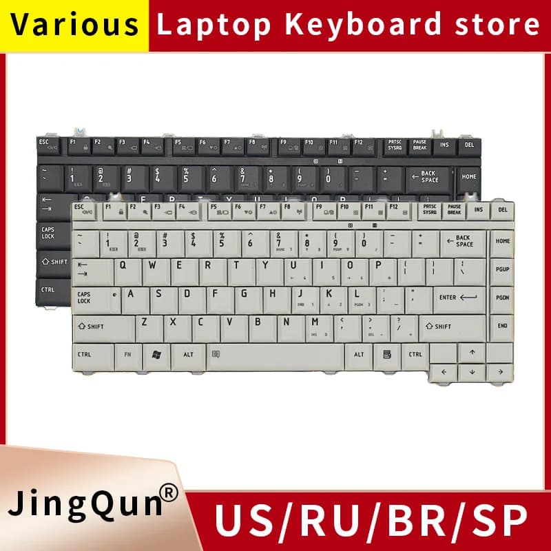 US/English Laptop Keyboard For Toshiba Satellite M200 L300 L531 M300 M310 L317 L200 A305 L510 M501 L450 L450D L455 L300D L305D