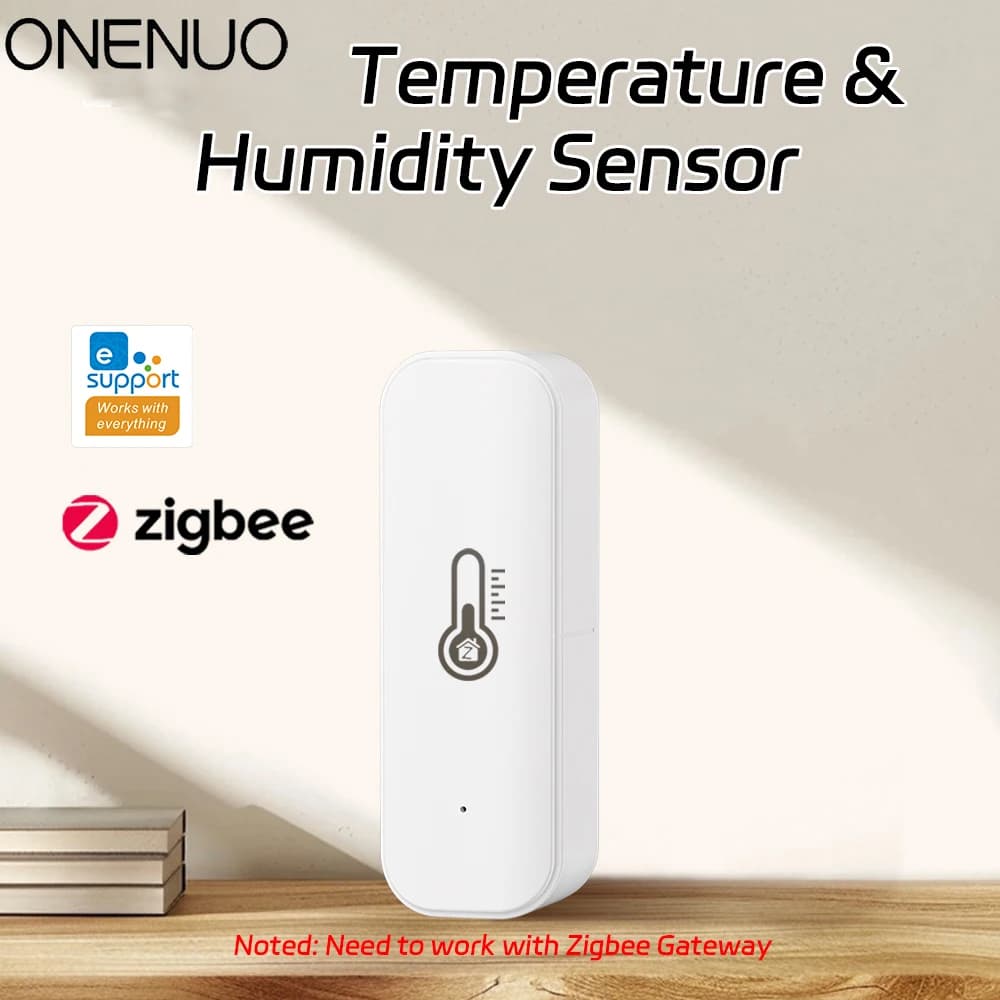 Ewelink ZigBee Smart Temperature Humidity Sensor Battery Powered APP Control Thermometer Hygrometer Controller For Alexa Google