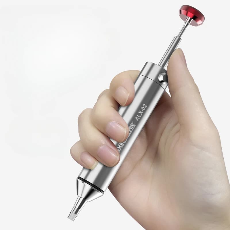 New Aluminum Powerful Desoldering Pump Suction Tin Gun Soldering Sucker Pen Removal Vacuum Solder Iron Welding Repair Tool