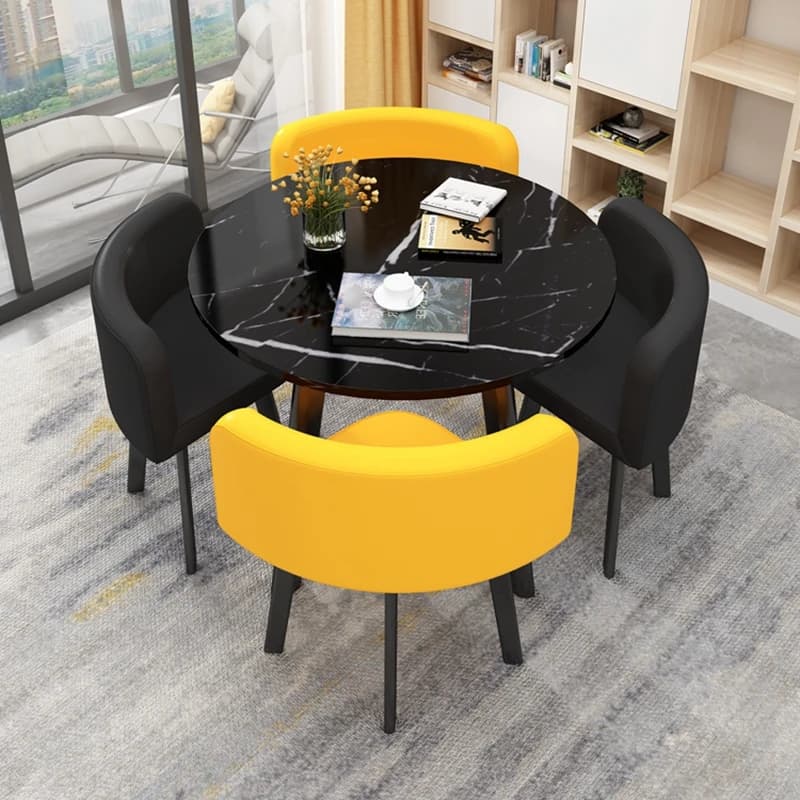 Minimalist Tea Coffee Table Sets Wood Round Living Luxury Room Marble Coffee Table Kitchen Cabinets Muebles De Cafe Furniture