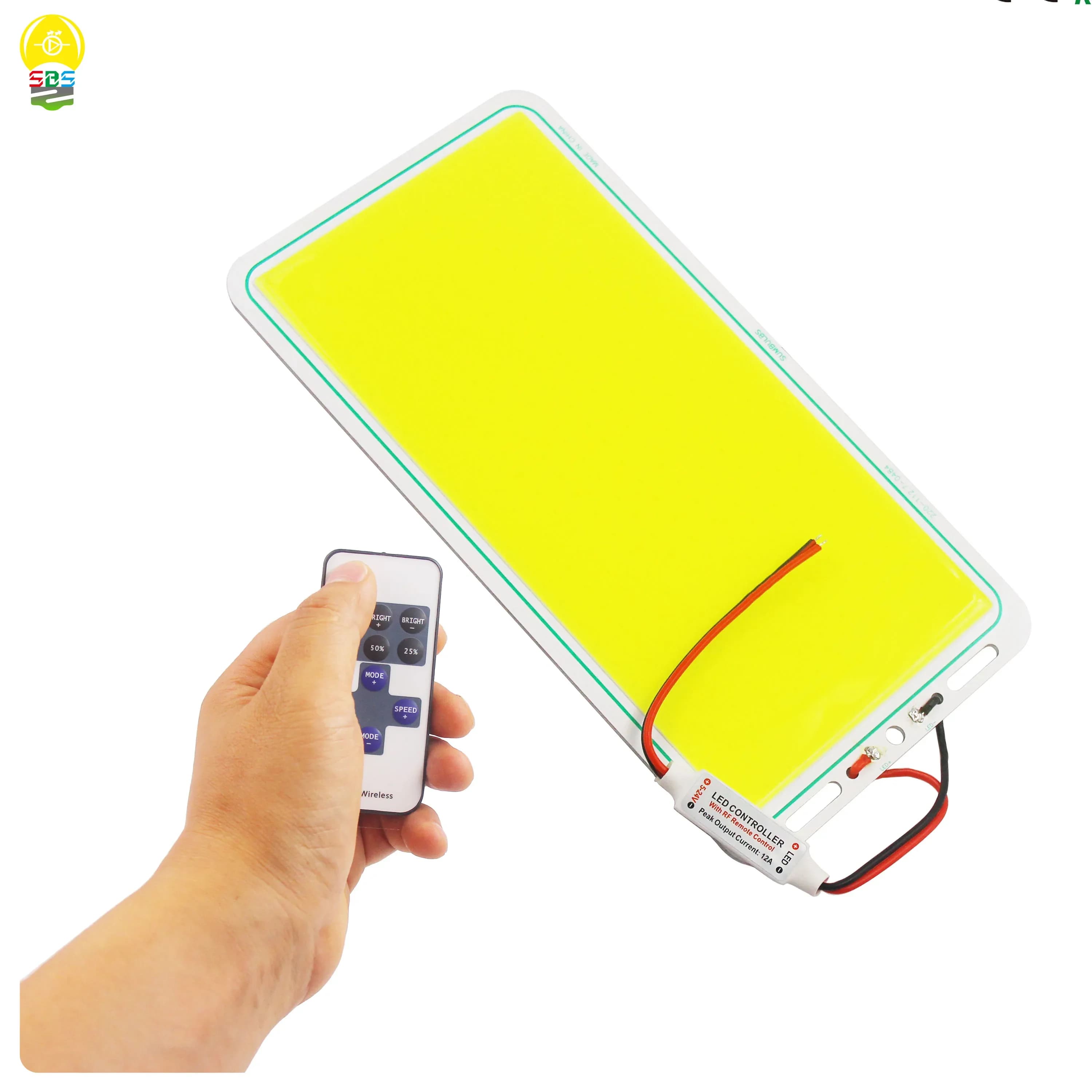 COB LED Panel Light LED Strip LED COB Light Lamp White/Warm White Blue High Brightness Working Light 220X120mm 12V 70W 7000LM