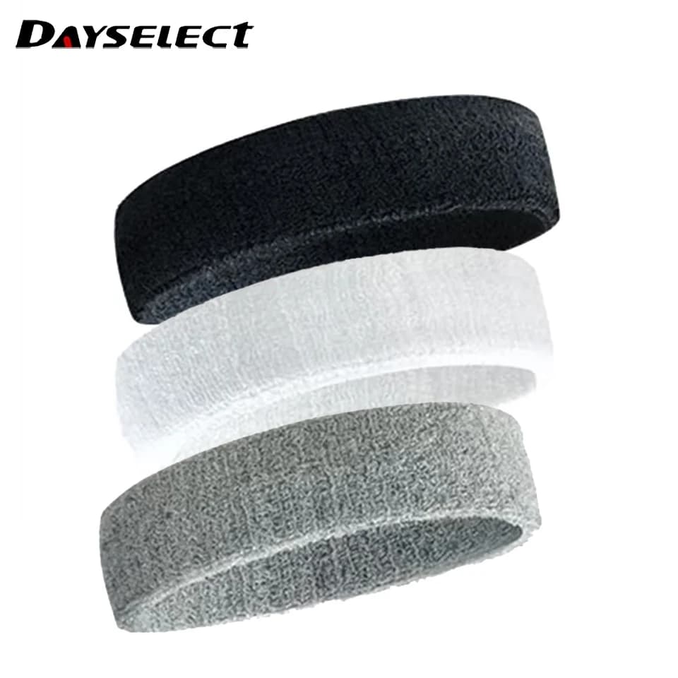 3Pcs Sports Headband Breathable Sweat Absorbent Towel Sweat Guide Belt Rding Running Fitness Dance Antiperspirant Men Women