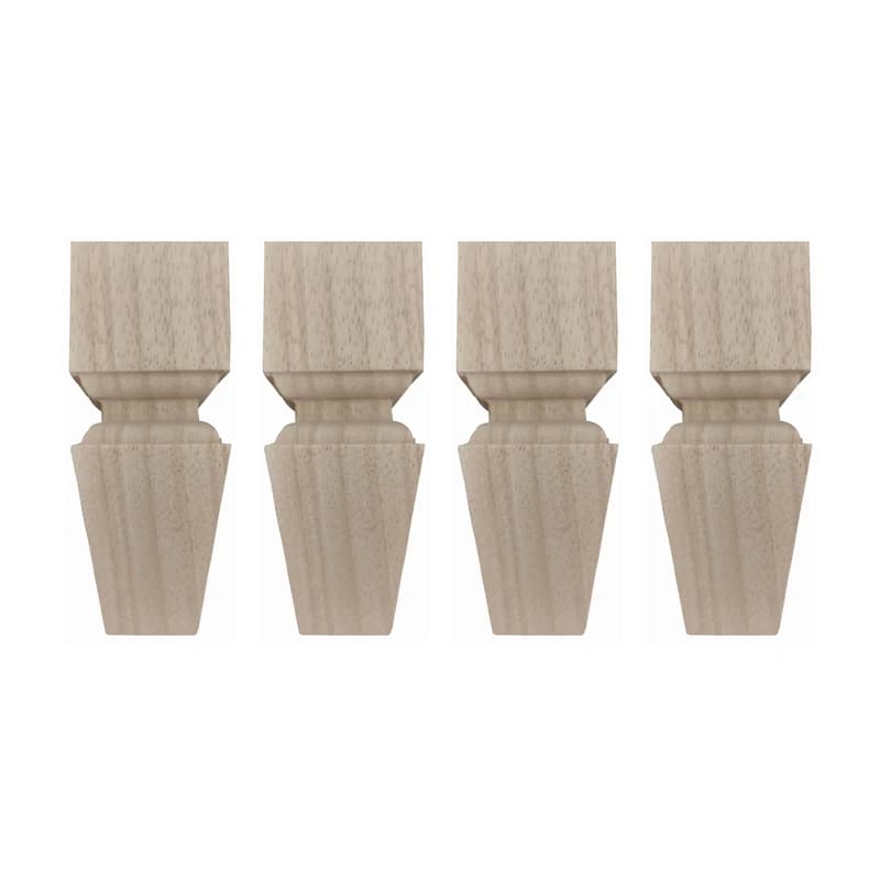 4Pcs Woodcarving Furniture Legs 10/15CM Solid Wood Table Cabinets Feet Sofa Bed TV Cabinet Legs Carving Furniture Fittings