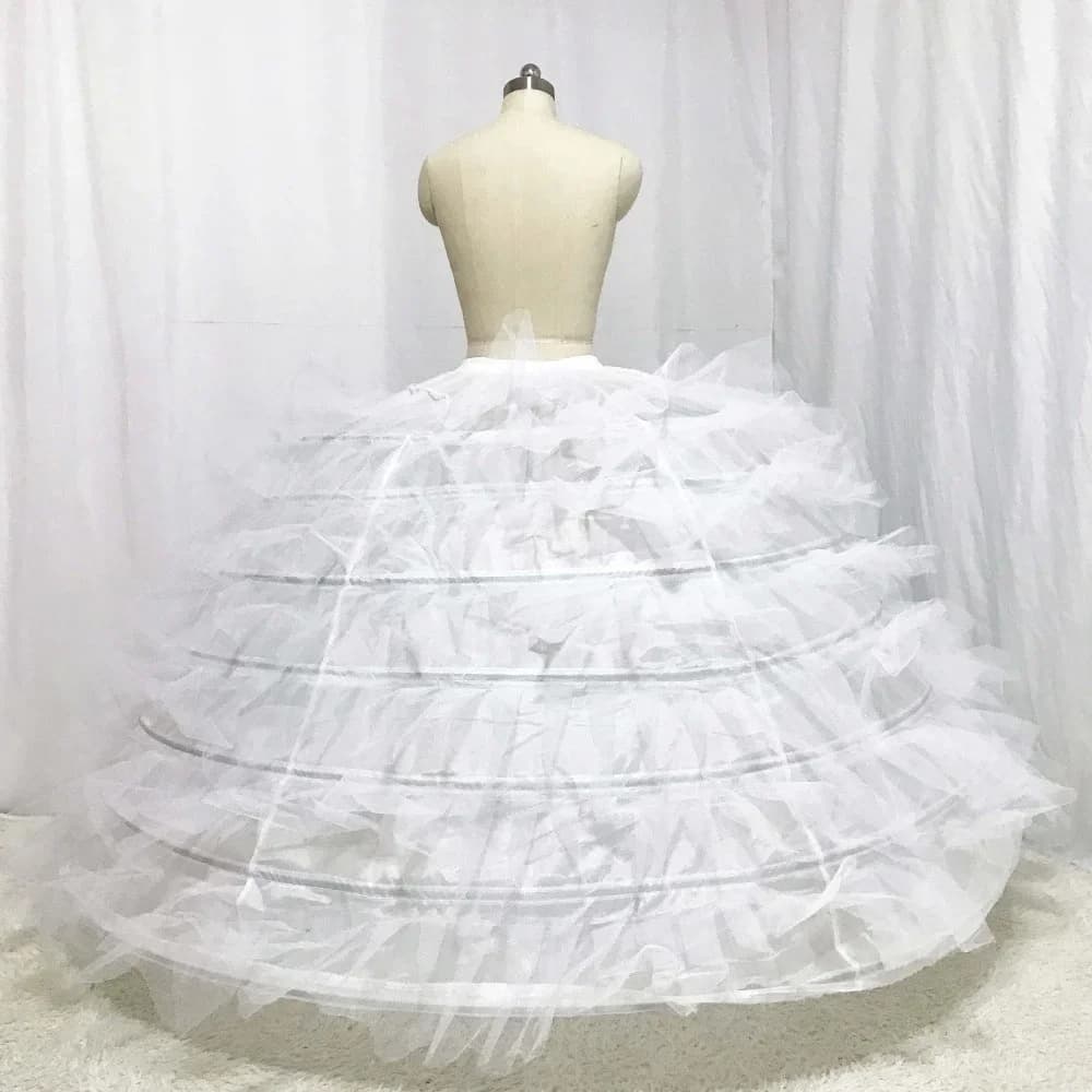 Designer Wedding Petticoat six Layer with Hard Tulle for Puffy Wedding Gown  for big wedding dress puffer dress