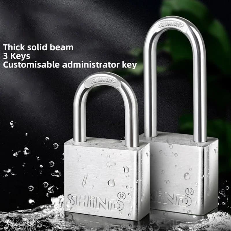 Padlock Anti-theft Antipick Rustproof Household Lock Big Door Lock Small Door  Dormitory Cabinet Thick Iron