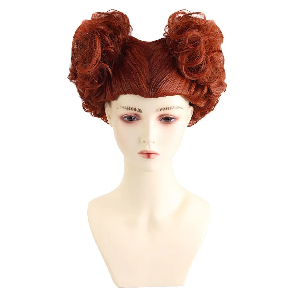 Halloween Party Props Hocus Pocus 2 Cosplay Winifred Sanderson Wig Heat Resistant Synthetic Hair Carnival Headdress Wigs