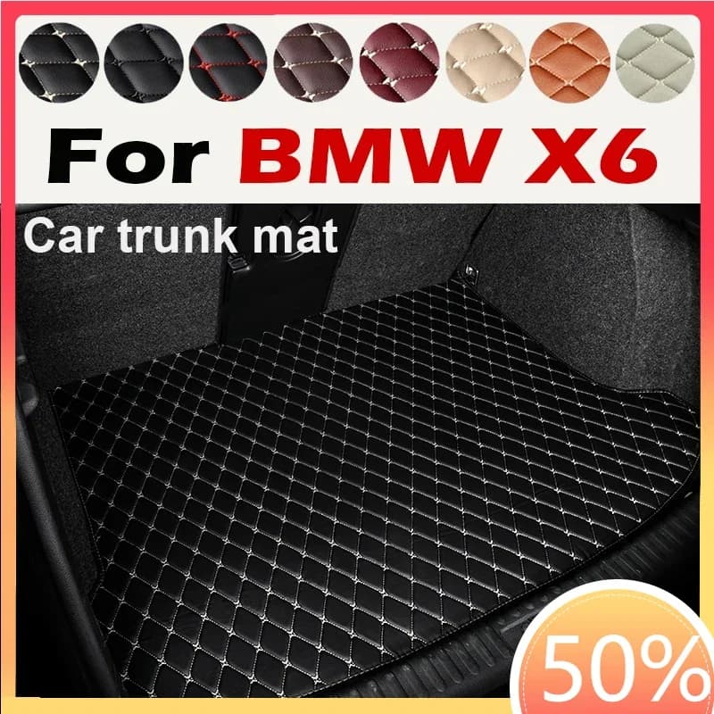 Car trunk mat for BMW X6 E71 2008 2009 2010 2011 2012 2013 2014 cargo liner carpet interior accessories cover