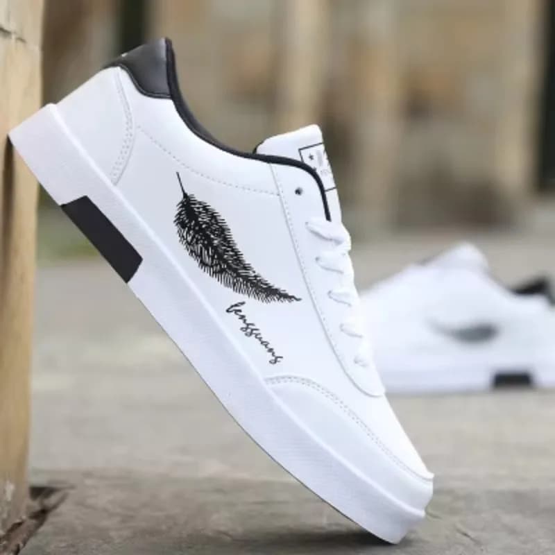 2019 Men Casual Shoes Breathable Male Tenis Masculino feather Print Shoes Zapatos Hombre Sapatos Outdoor Flats Shoes Sneakers 67
