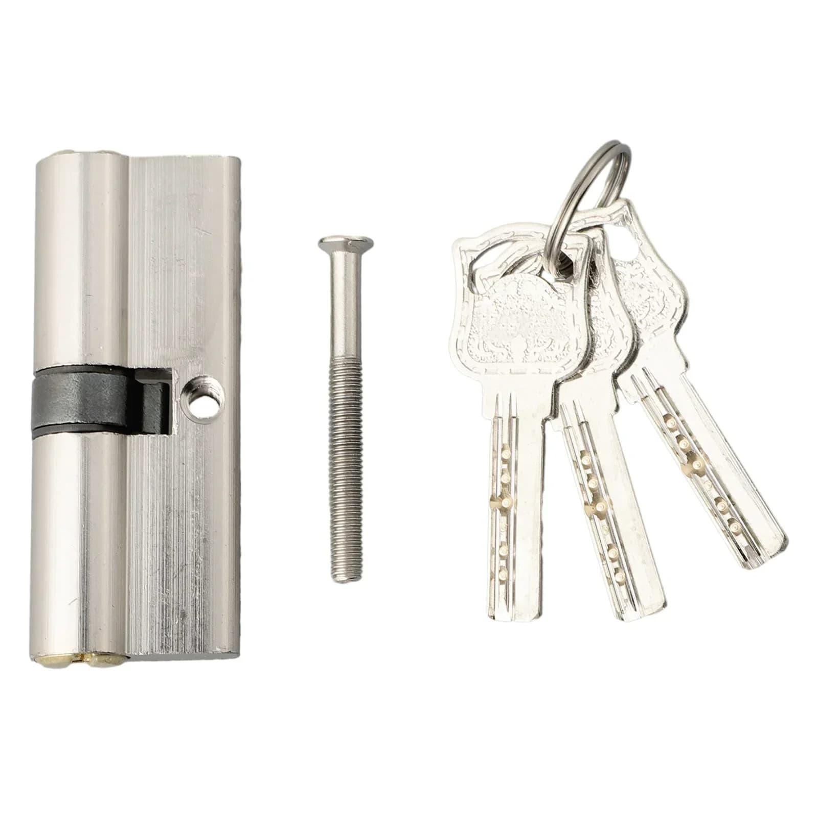 Euro Cylinder Lock Door Lock With 3 Keys 70mm Entrance Lock For Wooden UPVC Doors Security Door Lock