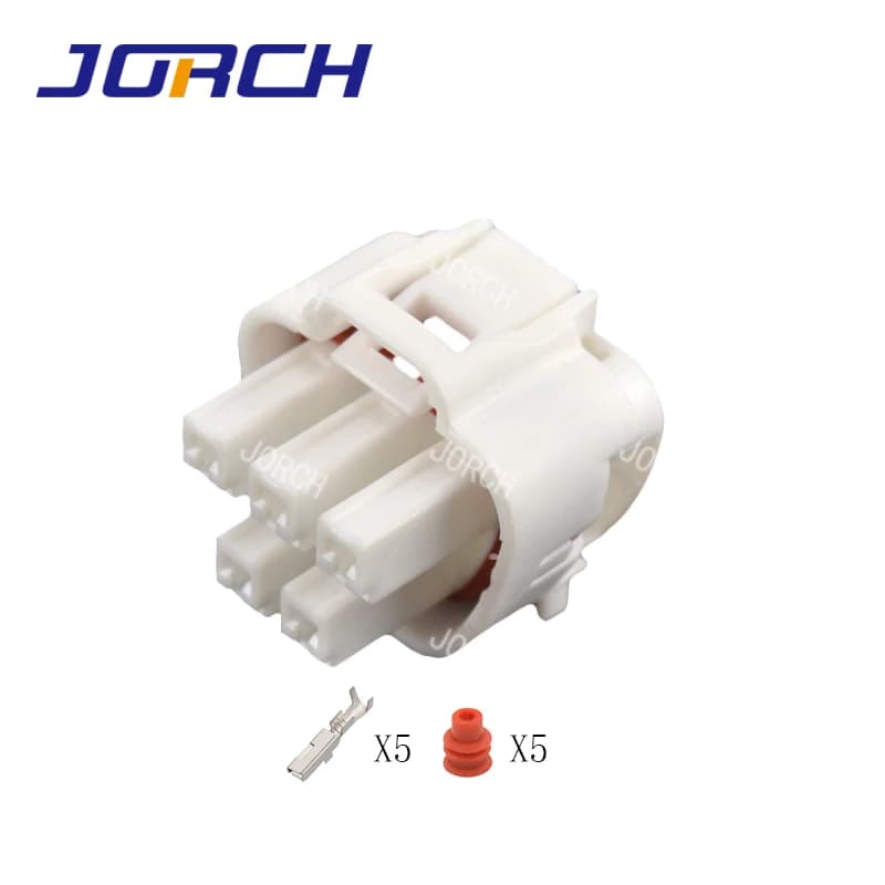 5 Pin Gasoline Pump Connector 7283-1052-10 90980-11077 Waterproof Automotive Socket For Toyota Camry Hyundai