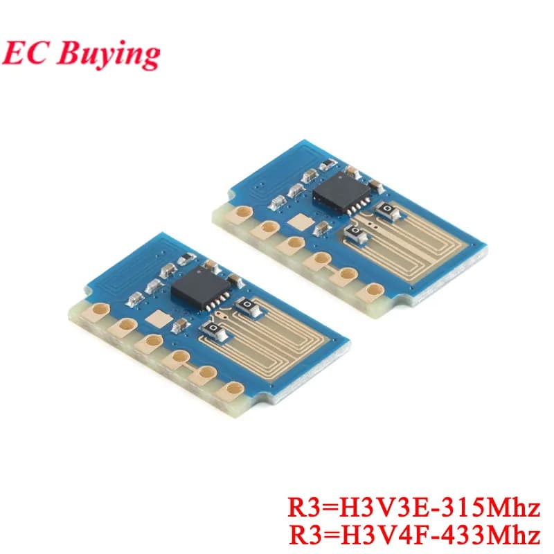 20Pcs/1pc H3V3E 315MHz H3V4F 433MHz Superheterodyne RF Transmitter Module Wireless Remote Control Receiver Module ASK DIY Kit