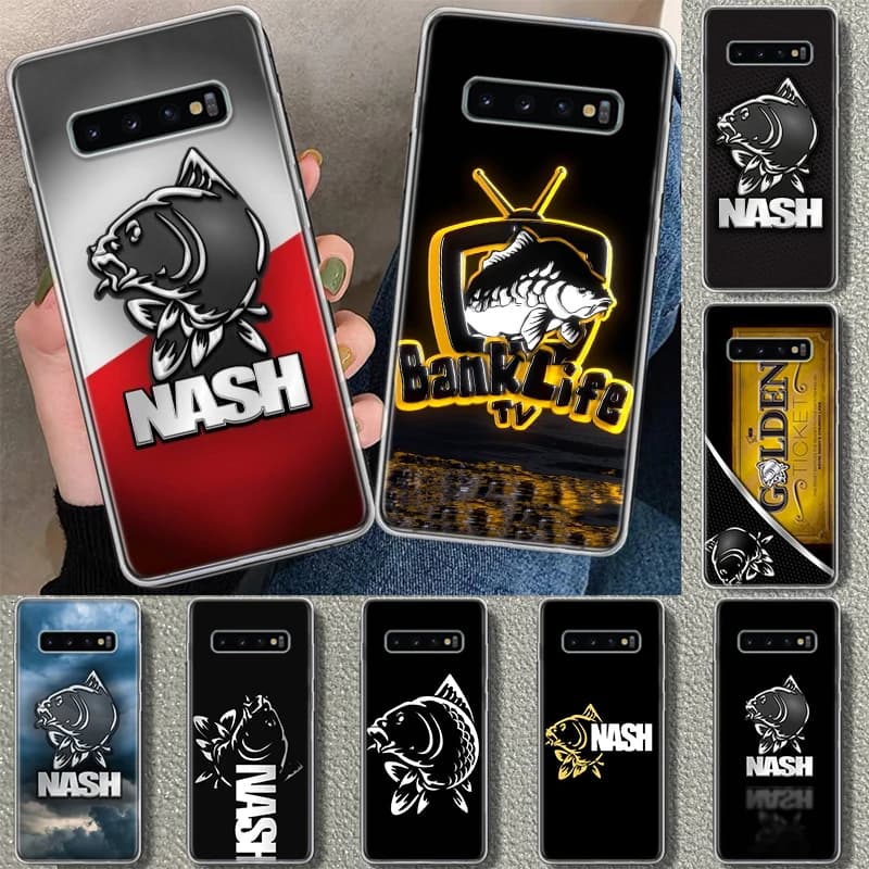 Nash Fishing Art Phone Case Cover for Samsung Galaxy S23 S24 S25 Ultra S20 S21 FE S22 Plus S10 + Art Gift Print Coque S20 S21 FE