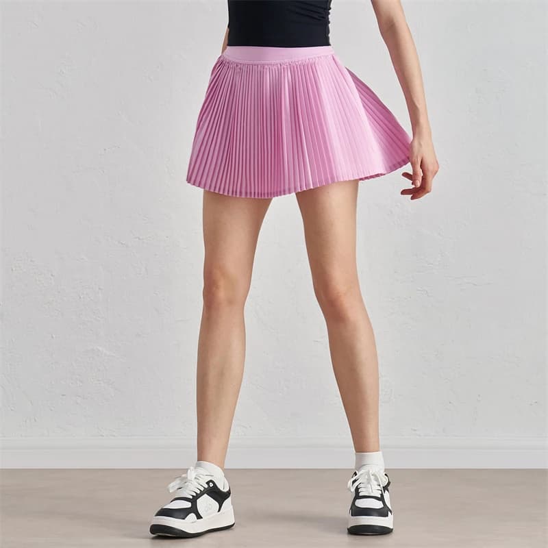 Women Pleated Sports Tennis Skirts Women High Waist Yoga Fitness Short Skirt With Pockets Gym Golf Loose Mini Skirt With Pockets