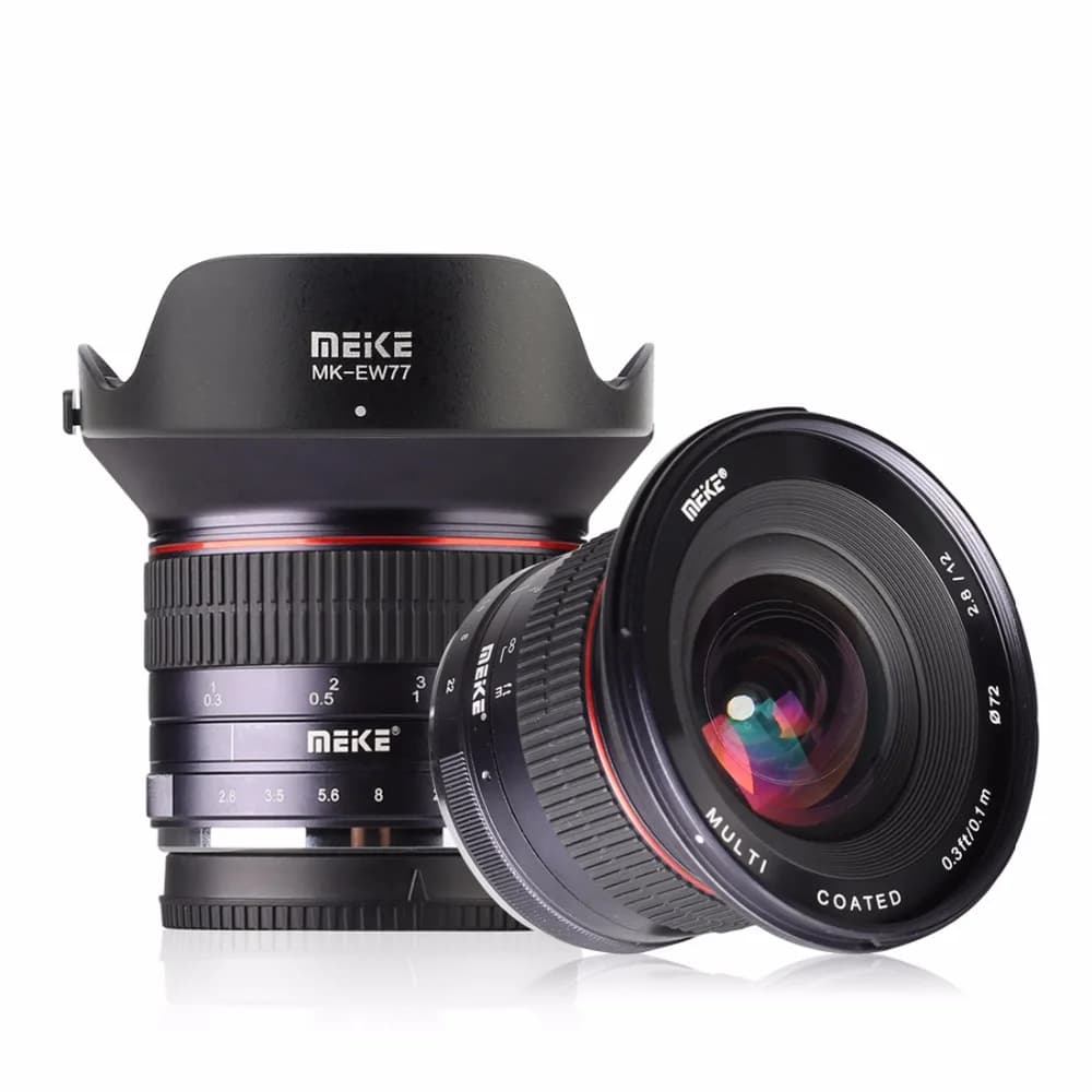 Meike 12mm F2.8 Wide Angle Camera Lens APS-C Manual Focus Fixed Lens For Nikon 1 J1 J2 J3 J5 V1 V2 V3 S1 S2 AW1 Camera