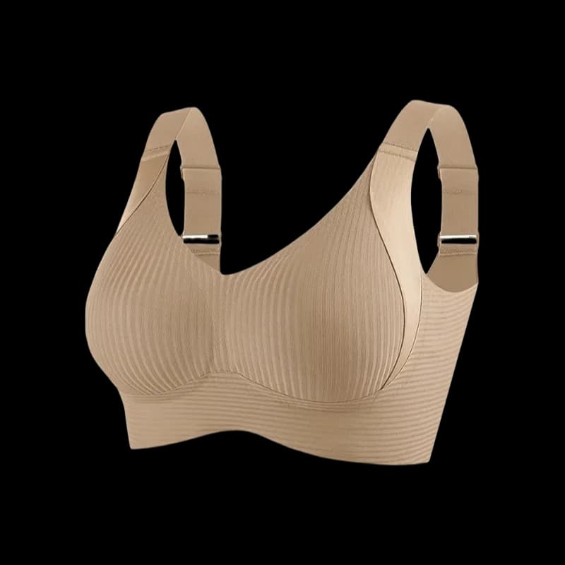 Plus Size Seamless Bra - Wireless Lift Anti-Sagging, Breathable Wide Strap Comfort for Women Daily & Sports
