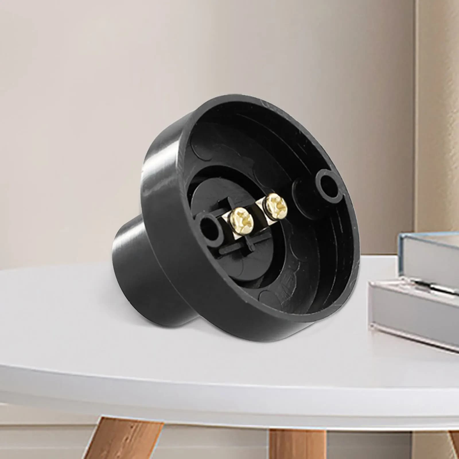 Base Screw Socket 100-230V 1pcs Holder Parts Accessories Fixing Base Flat Base LED Lamp Lamp Holder PBT+Metal New