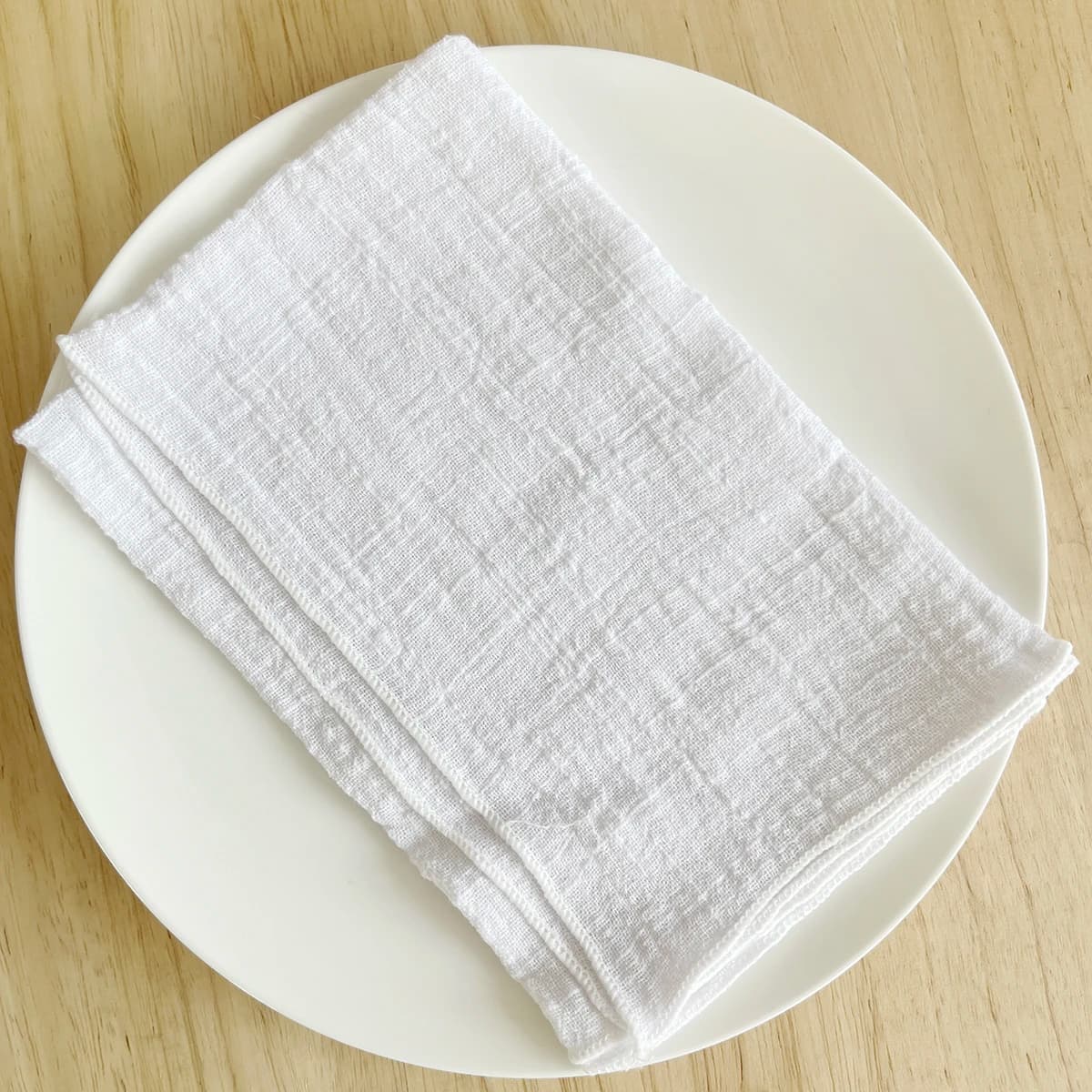 100pcs white Cloth Napkins Gauze 40x40cm