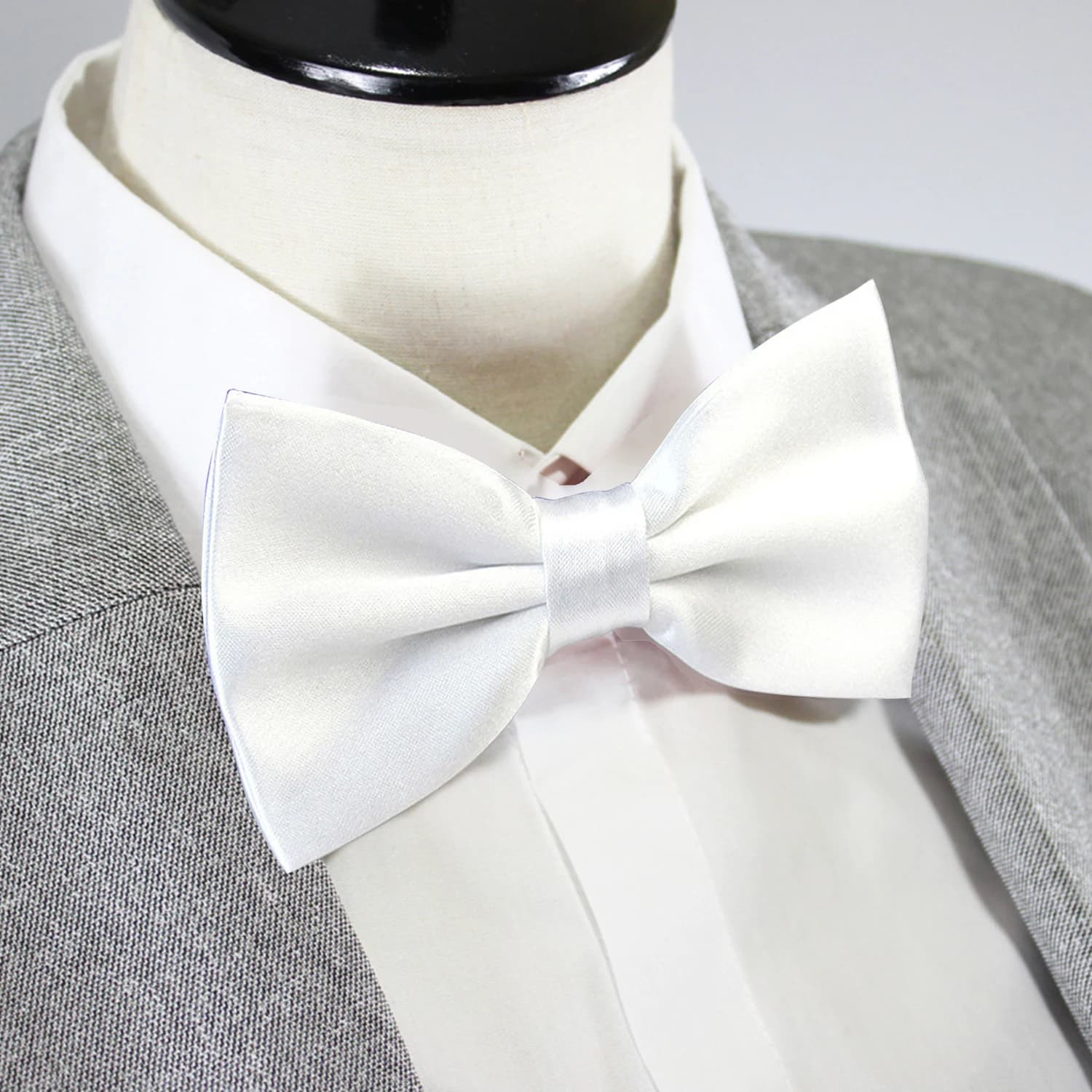 1 PC High Quality Men Solid Color Bow Tie Set For Men Children Wedding Party Dinner Accessory Bow Tie Gift