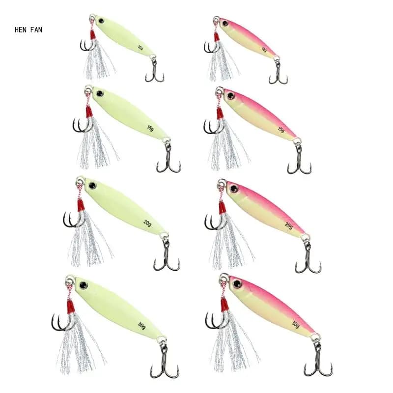 Hard Baits Slow Shaking Jig Artificial Lures Luminously Fishing Baits Lure M89D