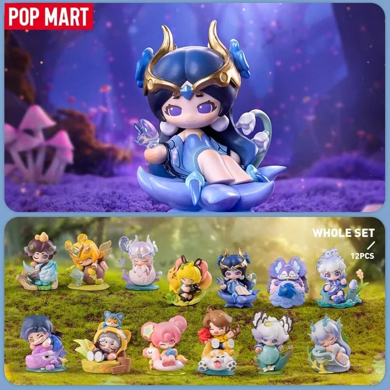 POP MART Honor of Kings Baby Heroes - Dream Forest Series Blind Box Toys Mystery Box Mistery Caixa Action Figure Birthday Gift