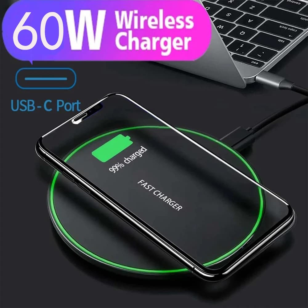 30w Fast Wireless Charger Dock for Ulefone Armor X Ulefone Armor 11T 5G Blackview BV6800 Pro USB Charging Pad for Honor V30 Pro