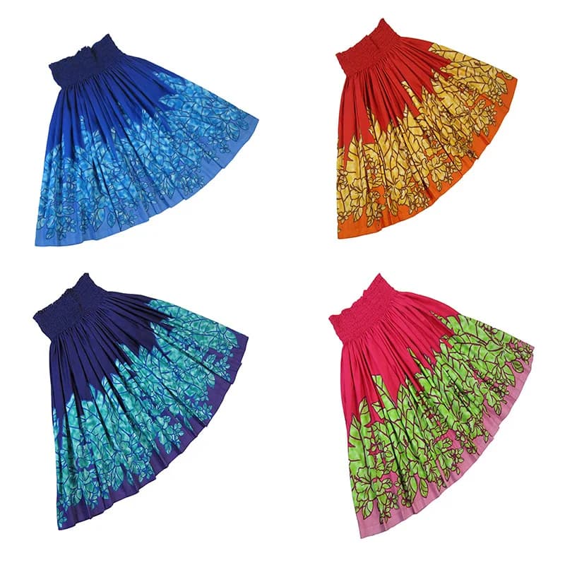 2025 Summer Hawaii Hula Dance Single Pa'u Skirt Floral Print Women Wear Paw Skirt Party Decoration Fashion Performace Dress