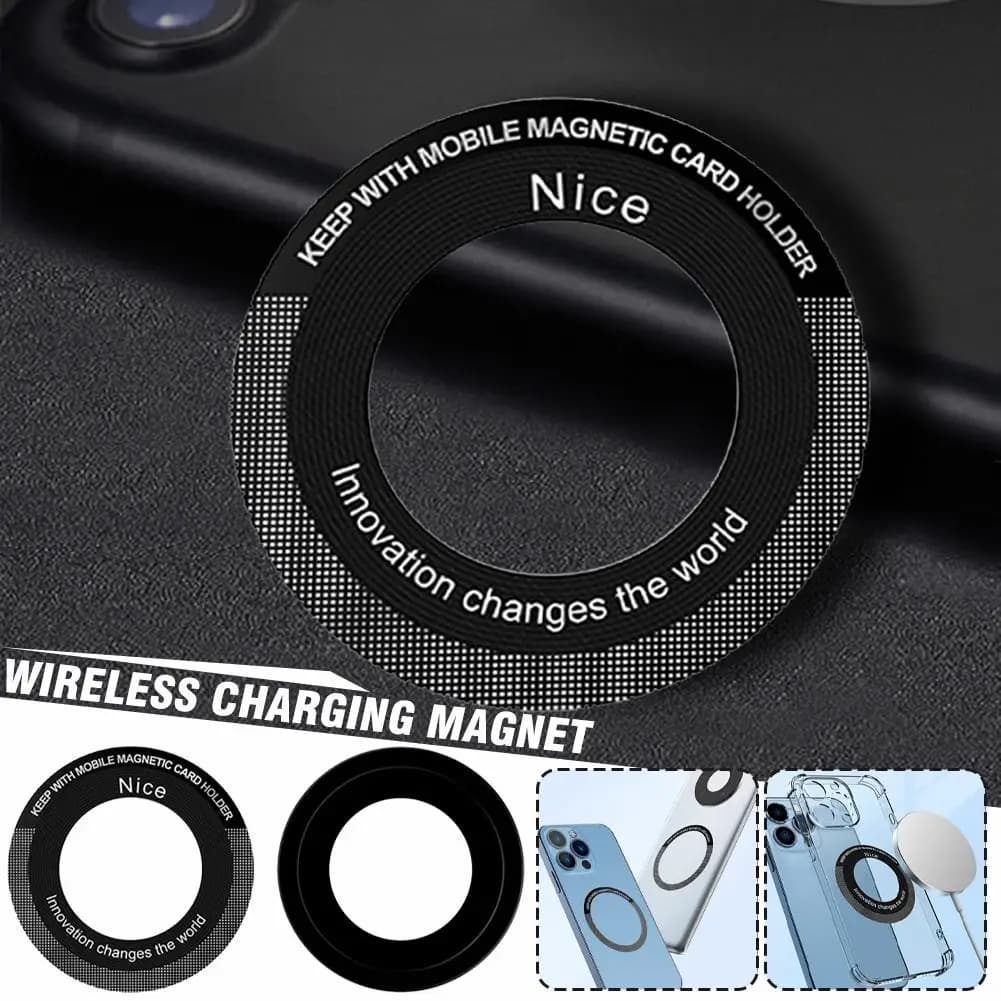 1pcs for magsafe Mirror Magnet Sheet Wireless Charger Magnet Patch Car Phone Holder Sticker Universal Phone Accessories O7M6