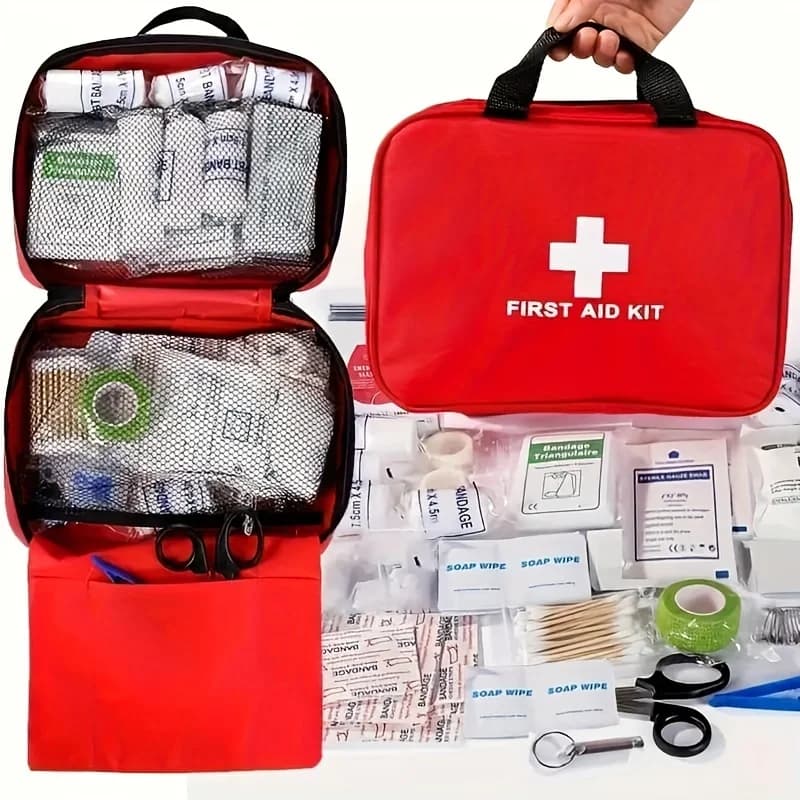 66/200/210pcs first aid kit, medical emergency kit, emergency survival hiking kit, home first aid camping kit