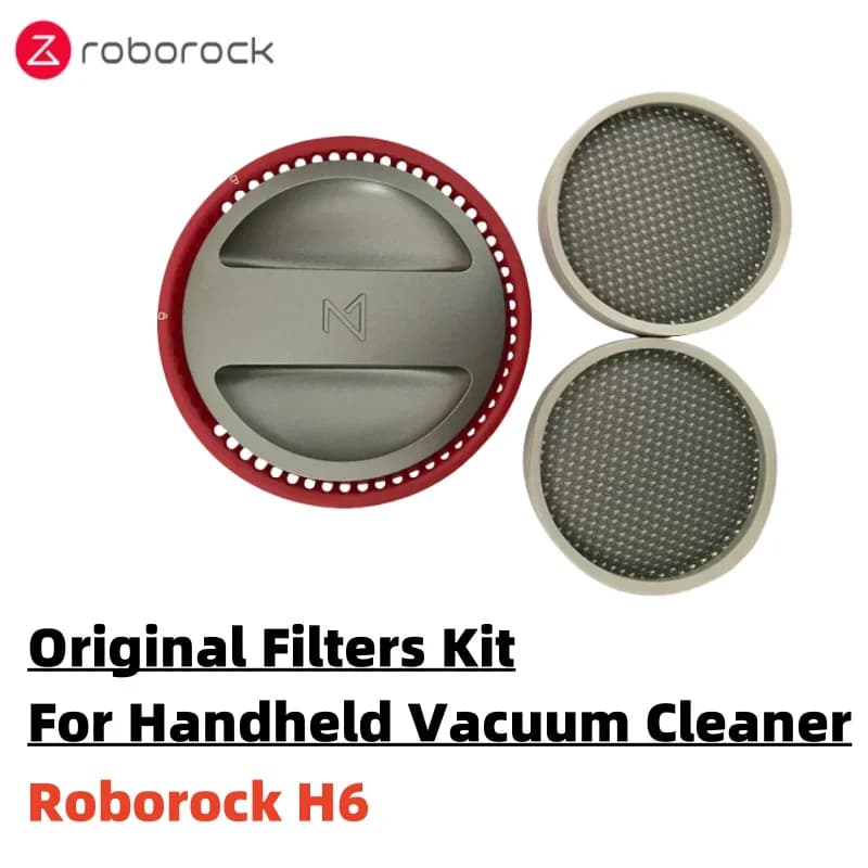 Original Filters Kit Front Filter and Rear Filter for Roborock H6 Handheld Vacuum Cleaner Accessories