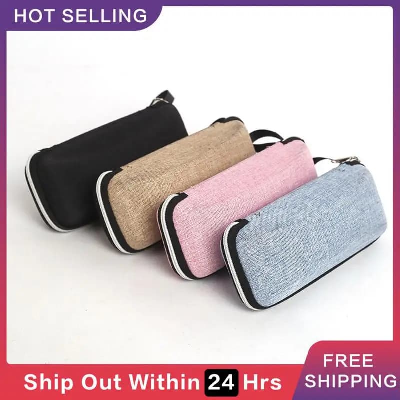 1/2Pcs Hard Glasses Case Cover Zipper Sunglasses Myopic Reading Eyewear Cases For Men Women Portable Glasses Protective Box