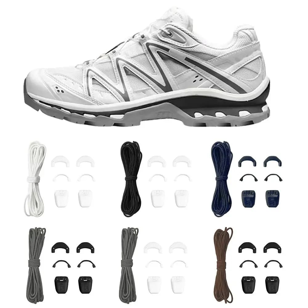 New No Tie Shoe Laces Round Tennis Laces Without Ties Quick Shoe Lace Adult Kid Quality Running Sneakers Shoelaces For Salomon