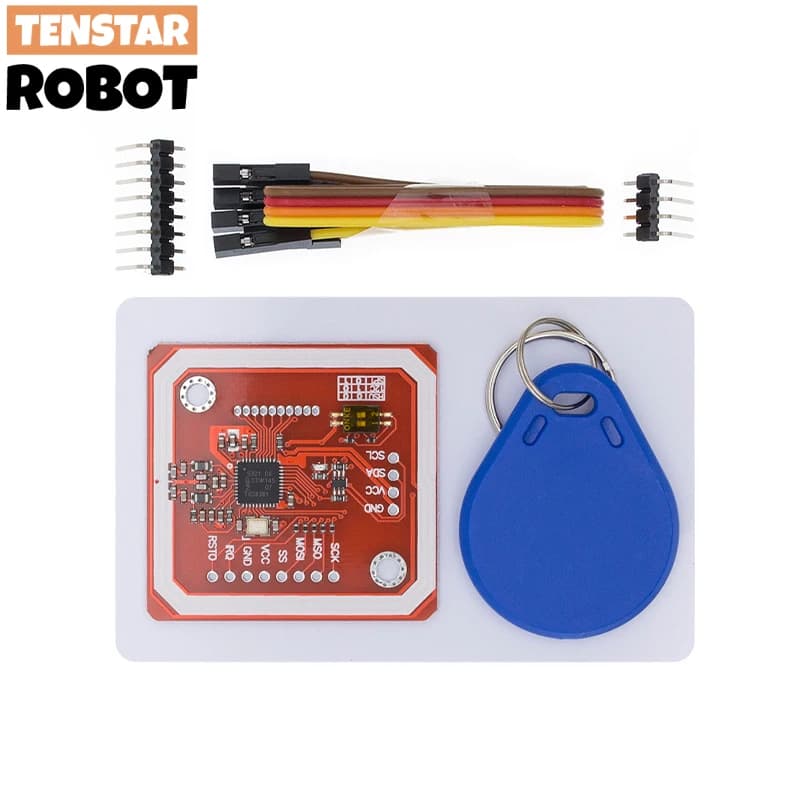 TENSTAR ROBOT PN532 NFC RFID Wireless Module V3 User Kits Reader Writer Mode IC S50 Card PCB Attenna I2C IIC SPI HSU