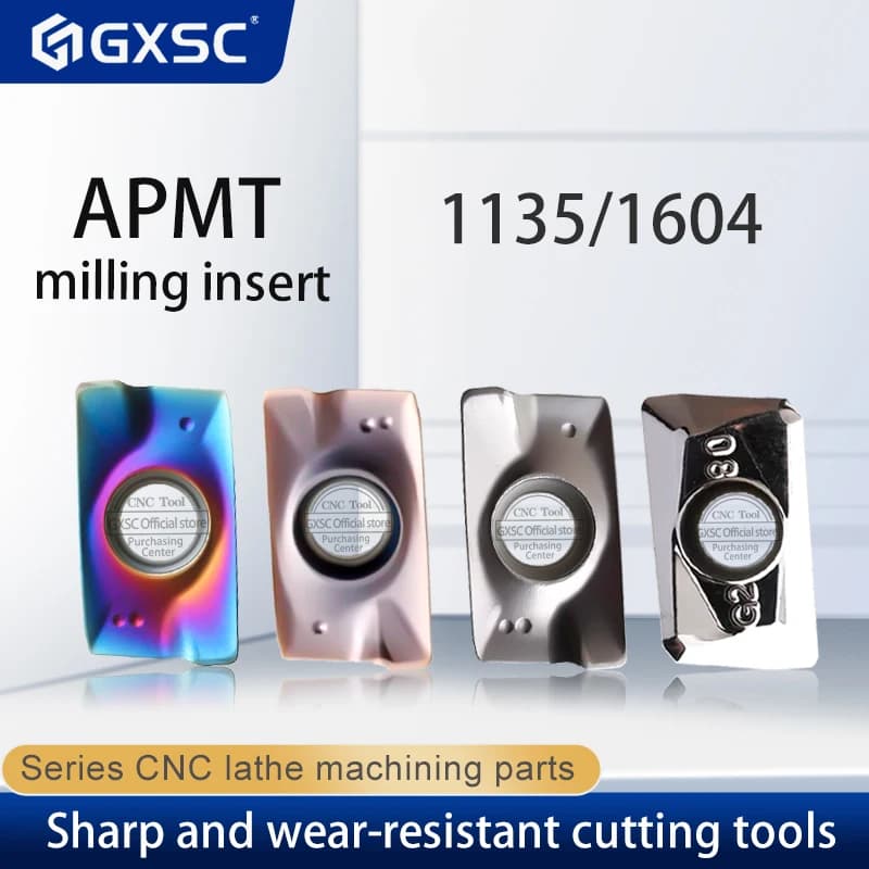 APMT APKT1003PDTR 1135PDER 1604PDER 1605PEER H2 XM HM TG TT High Quality Milling Blades CNC Lathe Carbide Inserts Metal Cutters