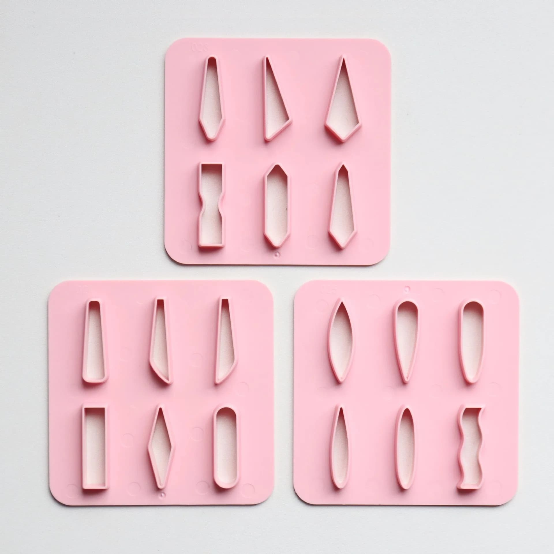 Polymer Clay Earring Cutter Mold Geometry Clay Earrings Cutter Mould Polymer DIY Clay Jewlry Tool