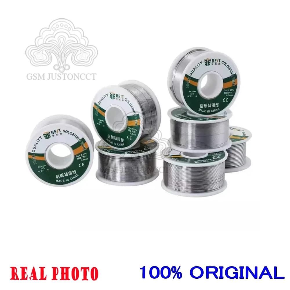 Solder Terbaik 50G 0.3Mm 0.4Mm 0.5Mm 0.6Mm 0.8Mm Rosin Titik Leleh Rendah dengan LCD