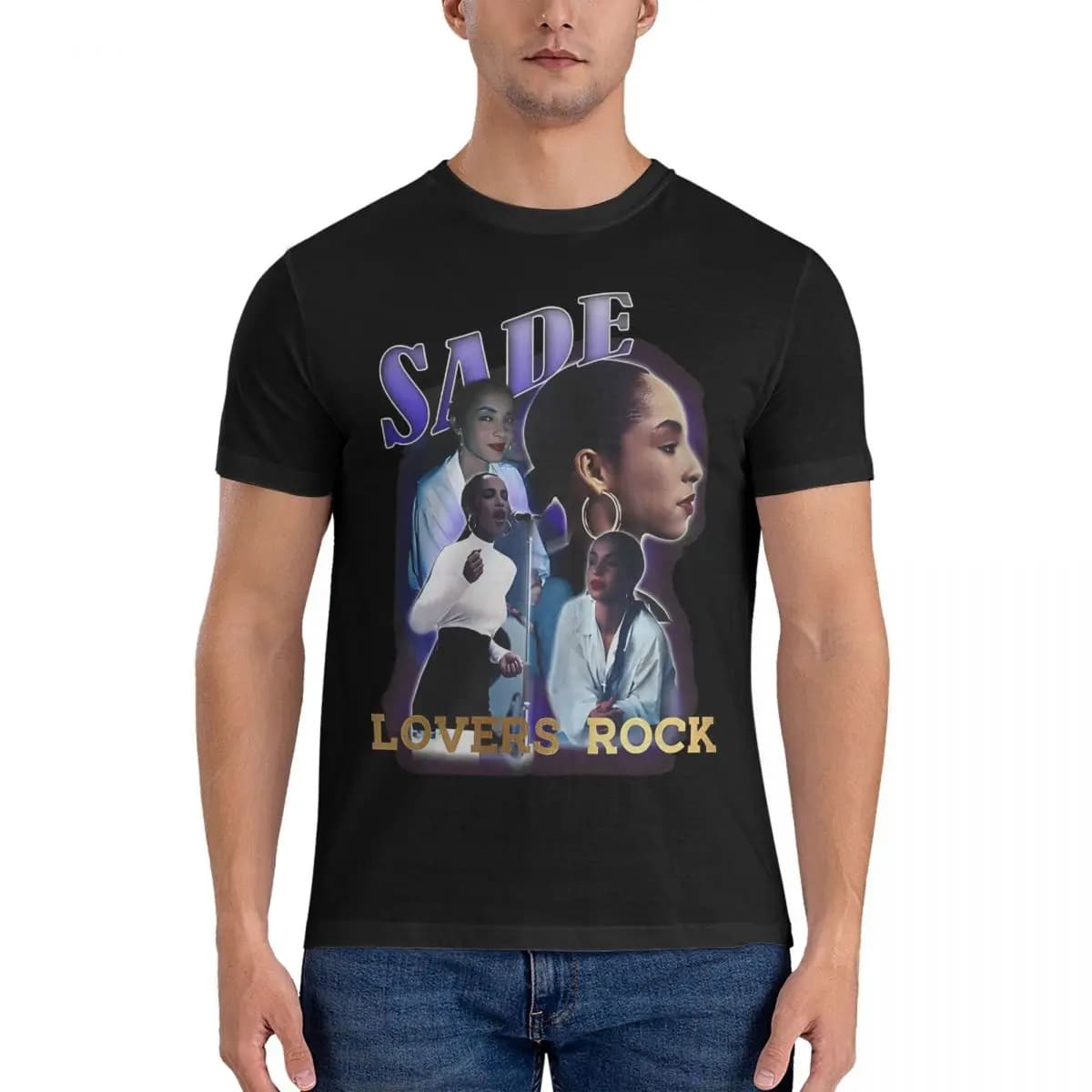 Amazing T-Shirt Men S-Sade Crazy Cotton Tee Shirt Round Neck Short Sleeve T Shirt Original Tops