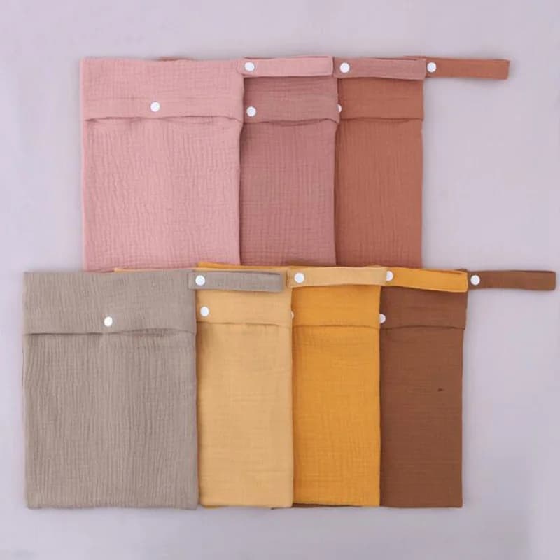 New solid color baby diaper bag