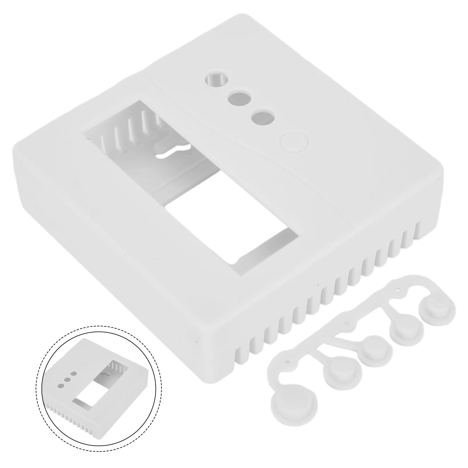 86 Project Box Enclosure White With 5 Button For DIY Projects For Instrument Tester Plastic Practical Brand New