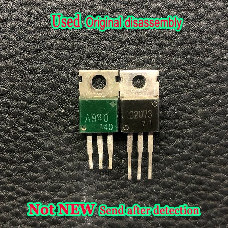 Used 5pcs 2SA940 A940 2SC2073  C2073 TO-220 In Stock Original disassembly